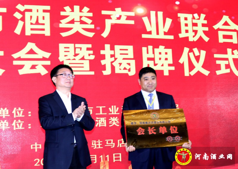 贺振华副市长向李华伟颁授牌匾